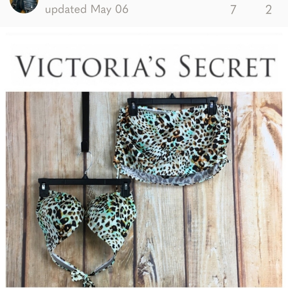 💙Victoria’s Secret two piece swimskort 34D/Small